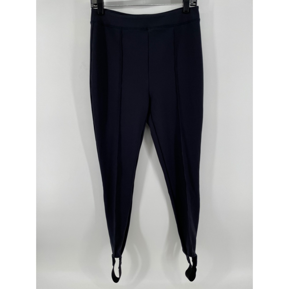 Soft Surroundings Stirrup Leggings Womens Small Black Seamed Ponte Equestrian